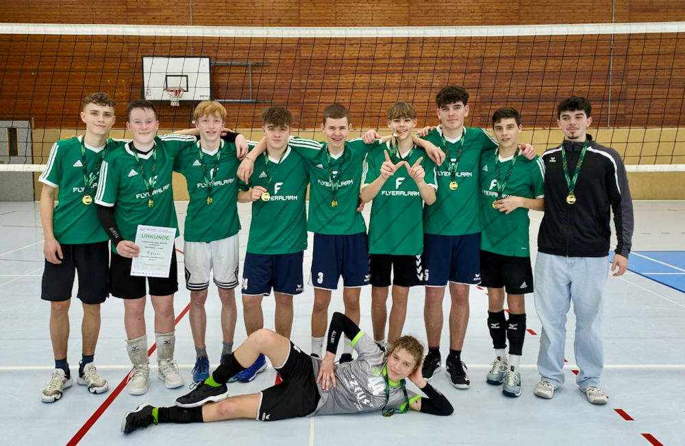 Zweiter Landesmeistertitel Schulvolleyball